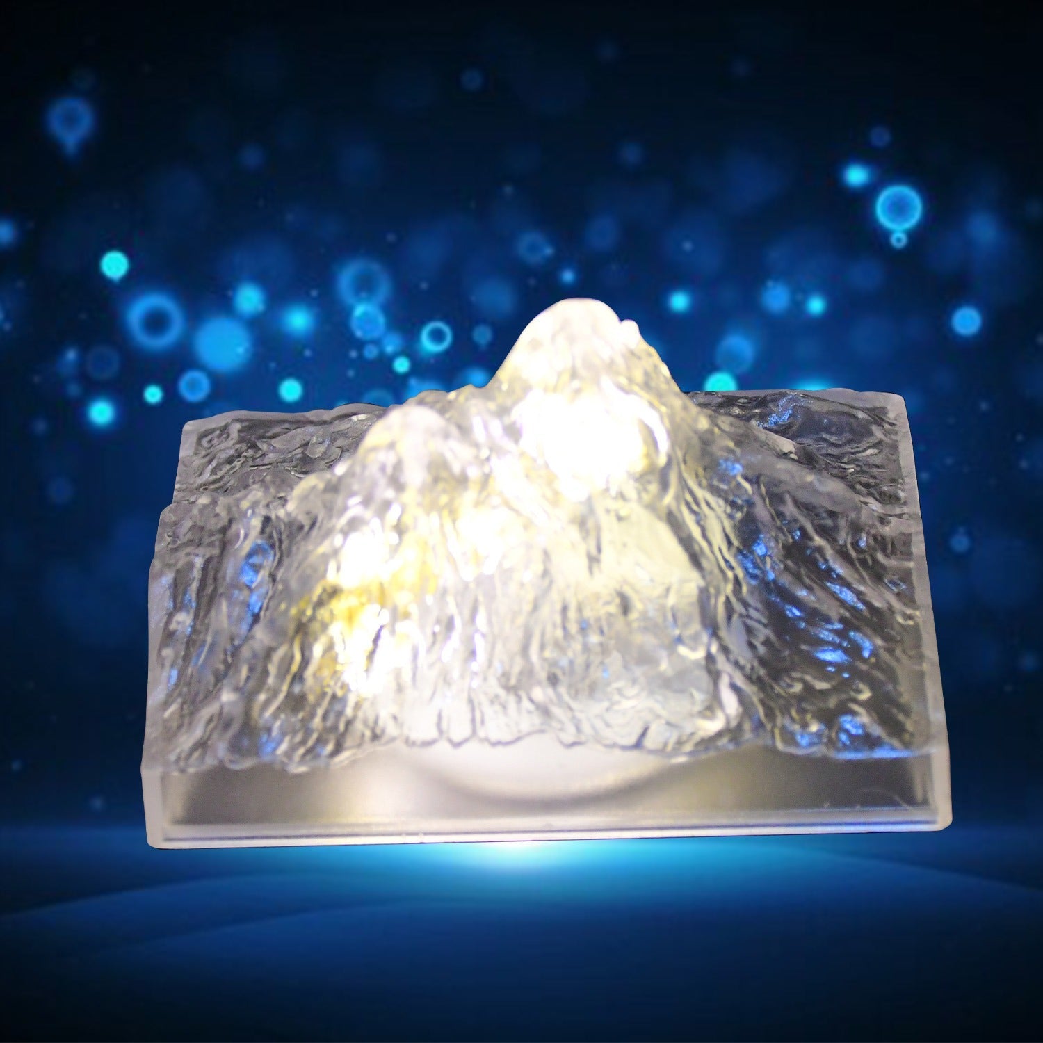 8444 Plastic Iceberg Night Light Mountain Lights Flameless Modern Clear LED Flameless Party Candles, LED Lamp Home Decoration Mini Atmosphere Light Bedroom Decor Desktop Ornament Children Gift (MOQ :- 12 Pc) 8444 Plastic Iceberg Night Light Mountain Lights Flameless Modern Clear LED Flameless Party Candles, LED Lamp Home Decoration Mini Atmosphere Light Bedroom Decor Desktop Ornament Children Gift (MOQ :- 12 Pc)